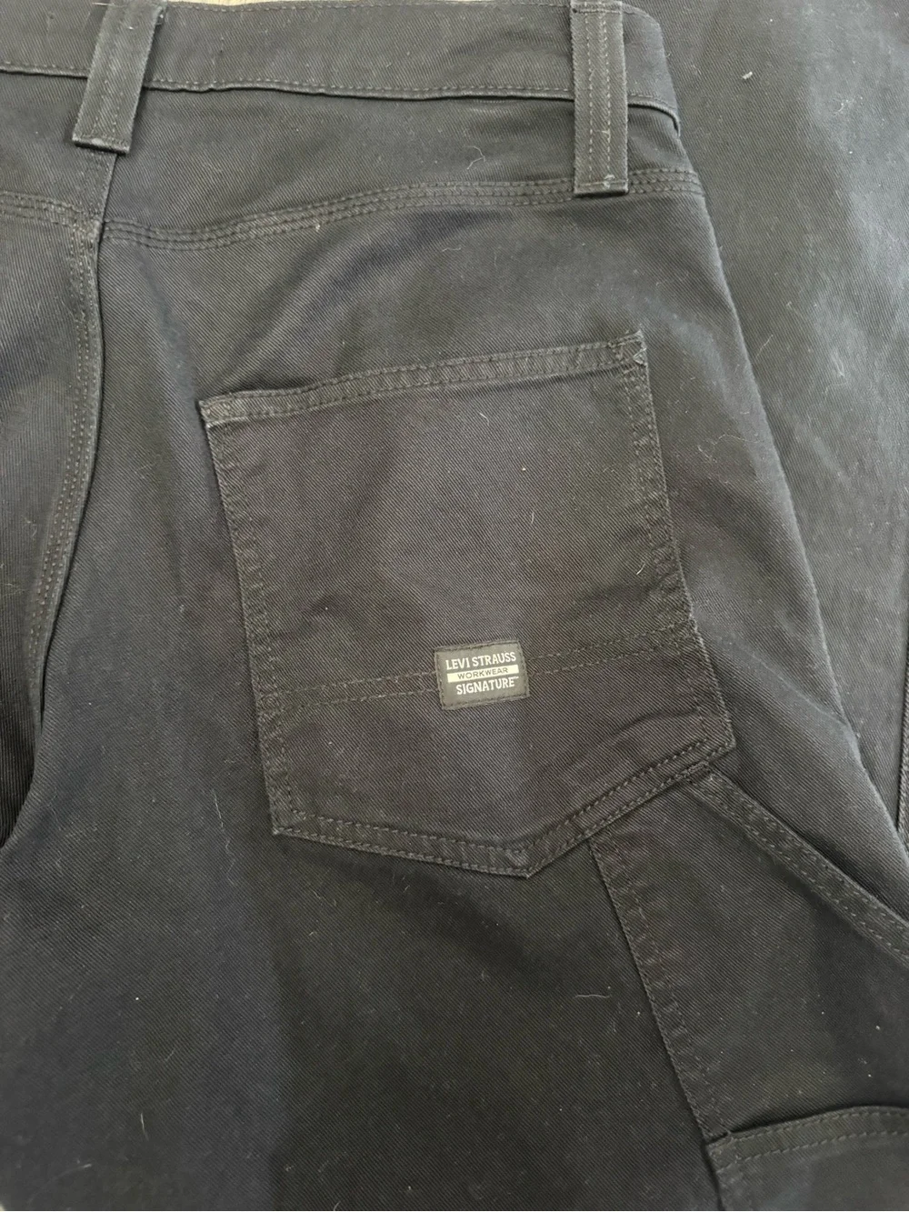 Levi Signature Mens Black Work Wear pants - size 32 x 32